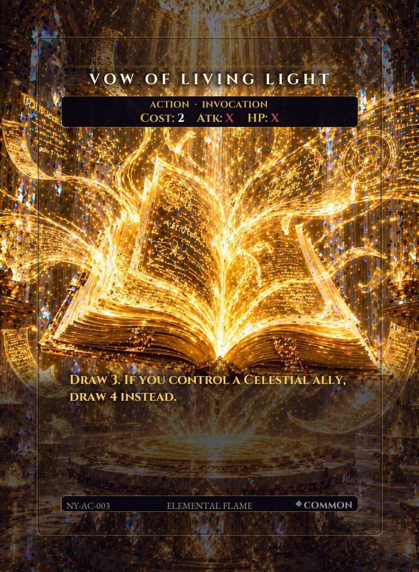 Vow of Living Light